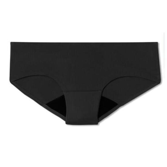 4 PAIR RUBY BLISS HIPSTER LEAK PROOF PERIOD PROTECTION PANTIES BLACK WOMENS 2XL - Picture 1 of 2